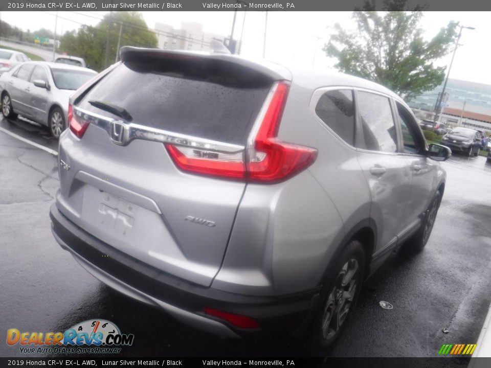 2019 Honda CR-V EX-L AWD Lunar Silver Metallic / Black Photo #7