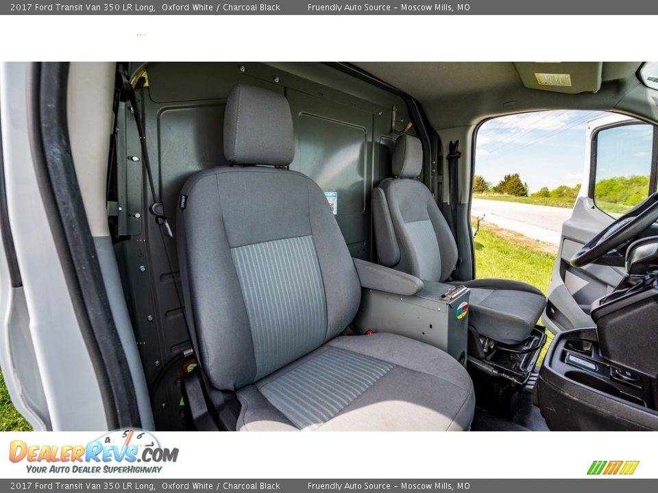 2017 Ford Transit Van 350 LR Long Oxford White / Charcoal Black Photo #26