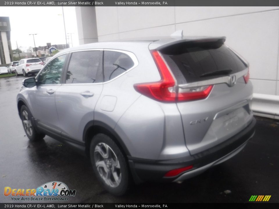2019 Honda CR-V EX-L AWD Lunar Silver Metallic / Black Photo #10