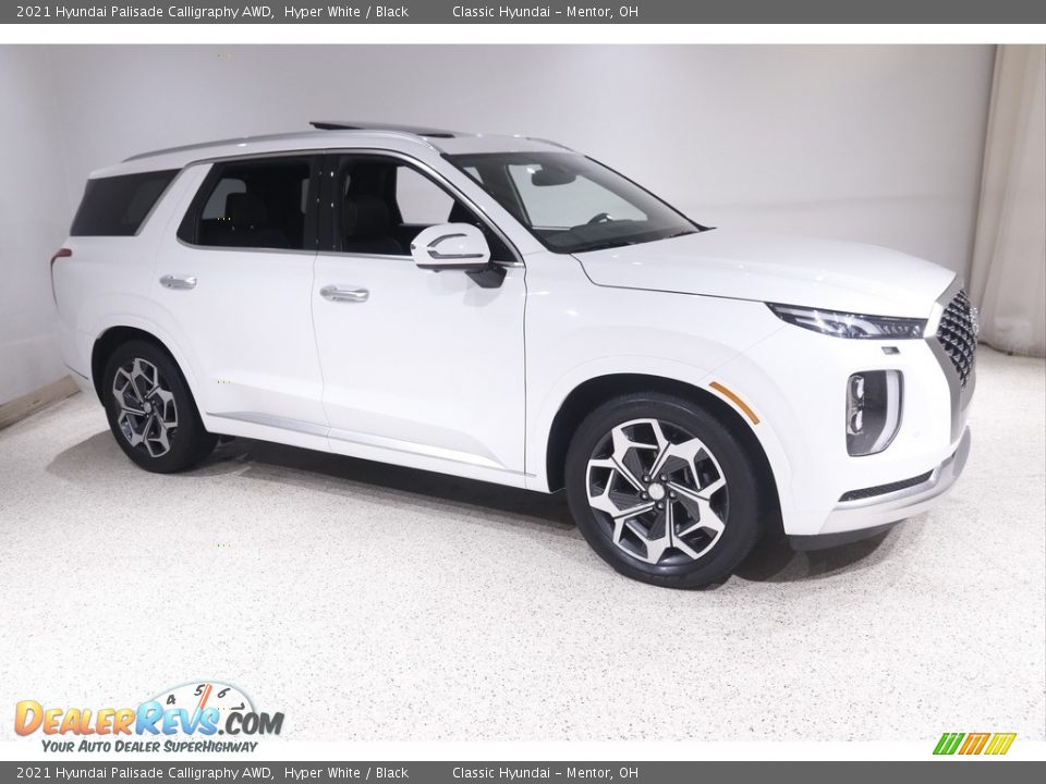 2021 Hyundai Palisade Calligraphy AWD Hyper White / Black Photo #1