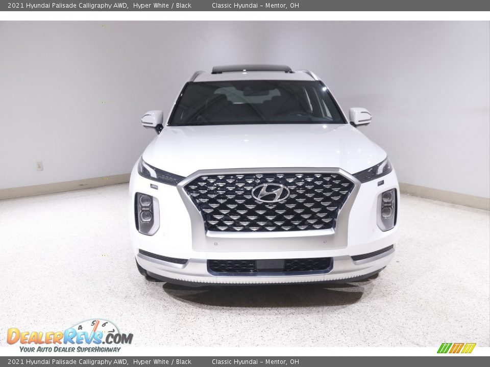 2021 Hyundai Palisade Calligraphy AWD Hyper White / Black Photo #2