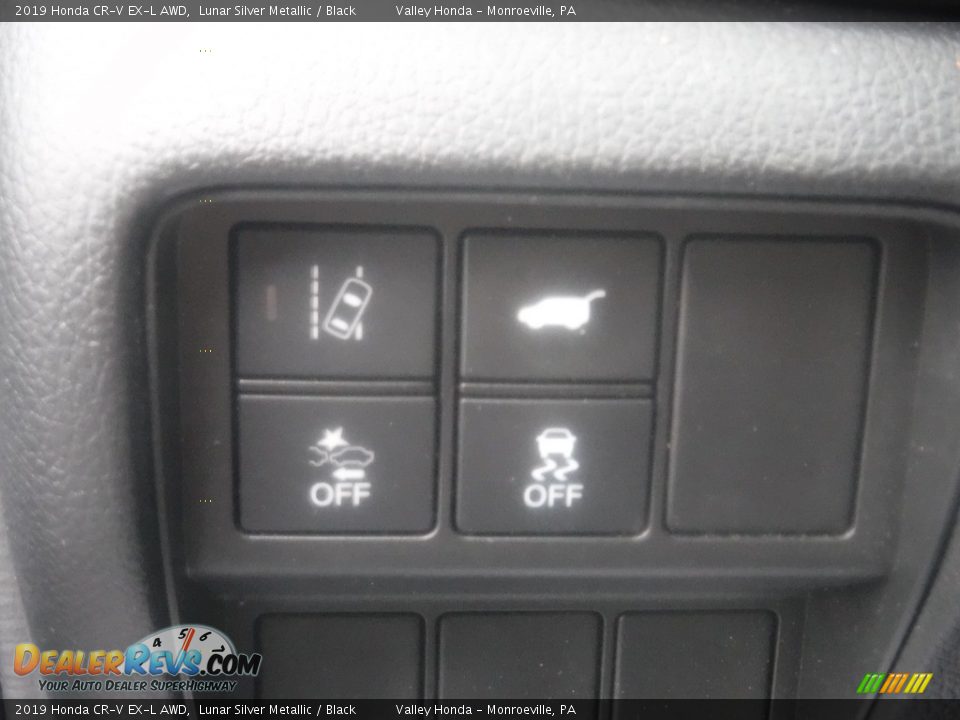 2019 Honda CR-V EX-L AWD Lunar Silver Metallic / Black Photo #13