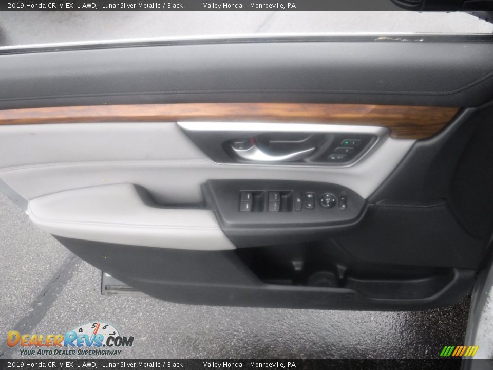 2019 Honda CR-V EX-L AWD Lunar Silver Metallic / Black Photo #14