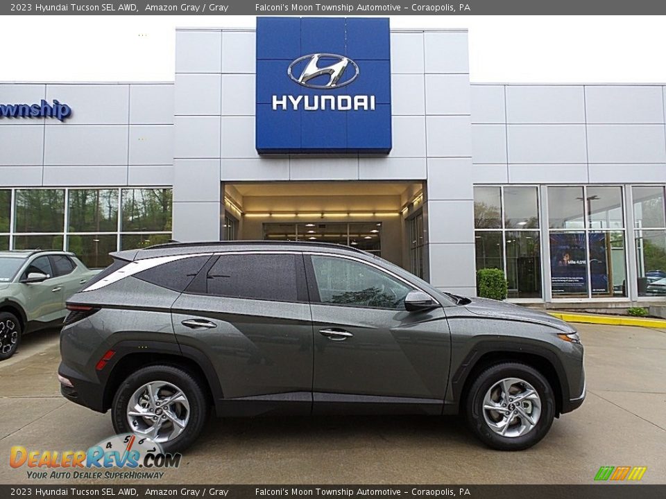 2023 Hyundai Tucson SEL AWD Amazon Gray / Gray Photo #1