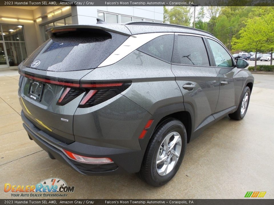 2023 Hyundai Tucson SEL AWD Amazon Gray / Gray Photo #2