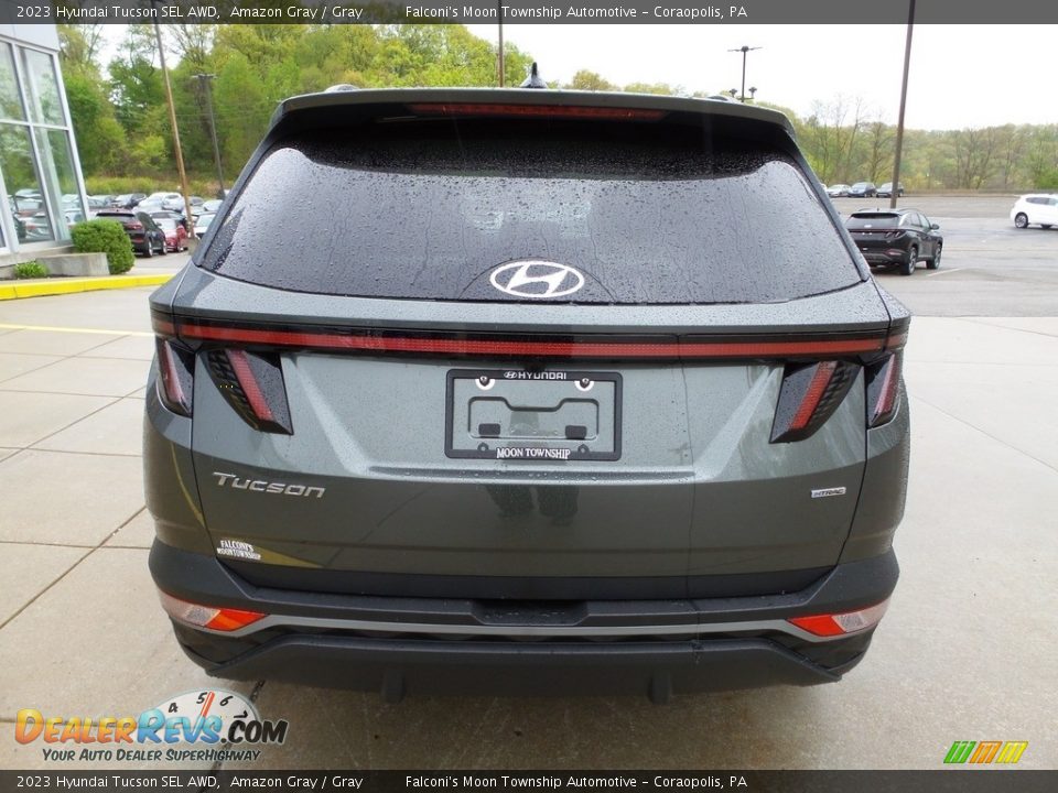 2023 Hyundai Tucson SEL AWD Amazon Gray / Gray Photo #3