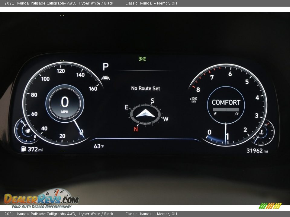 2021 Hyundai Palisade Calligraphy AWD Hyper White / Black Photo #8