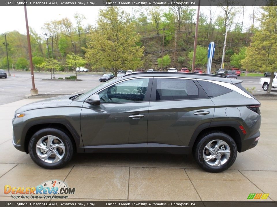 2023 Hyundai Tucson SEL AWD Amazon Gray / Gray Photo #6