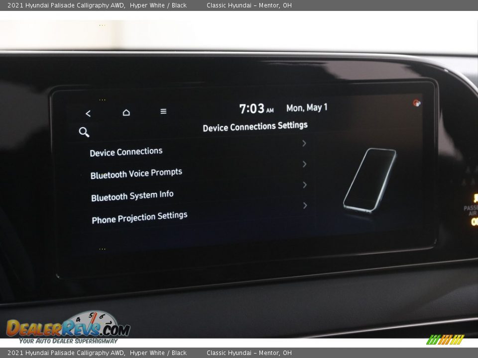 2021 Hyundai Palisade Calligraphy AWD Hyper White / Black Photo #12