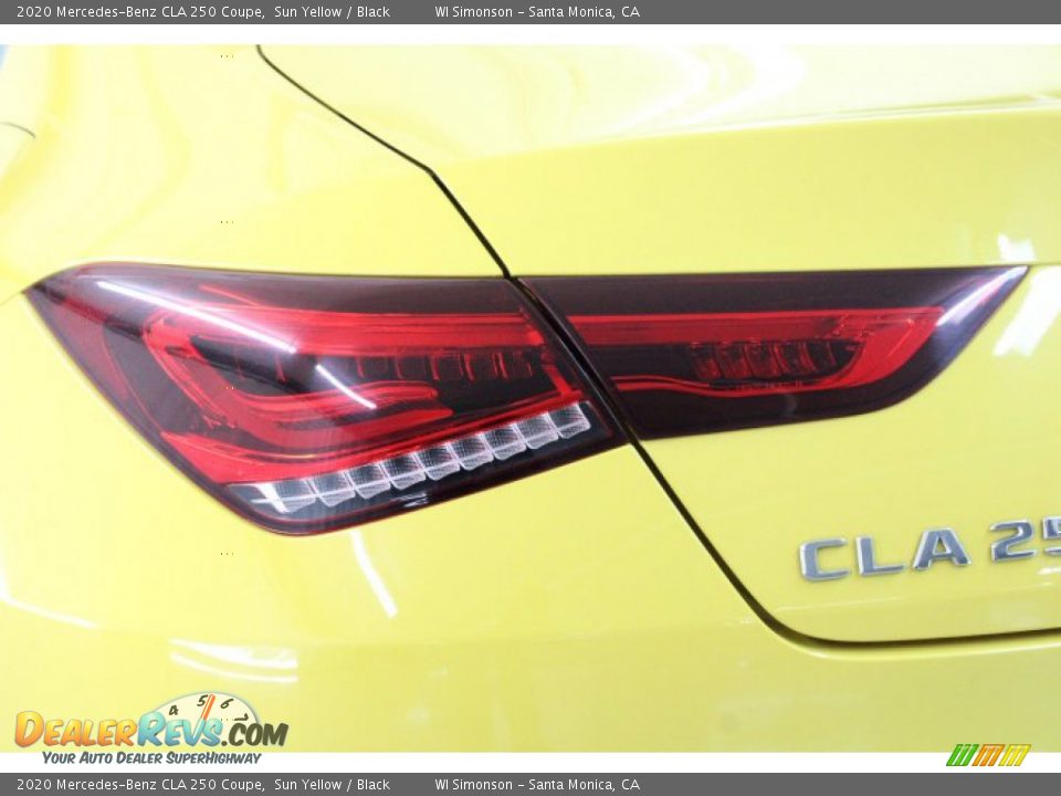 2020 Mercedes-Benz CLA 250 Coupe Sun Yellow / Black Photo #34