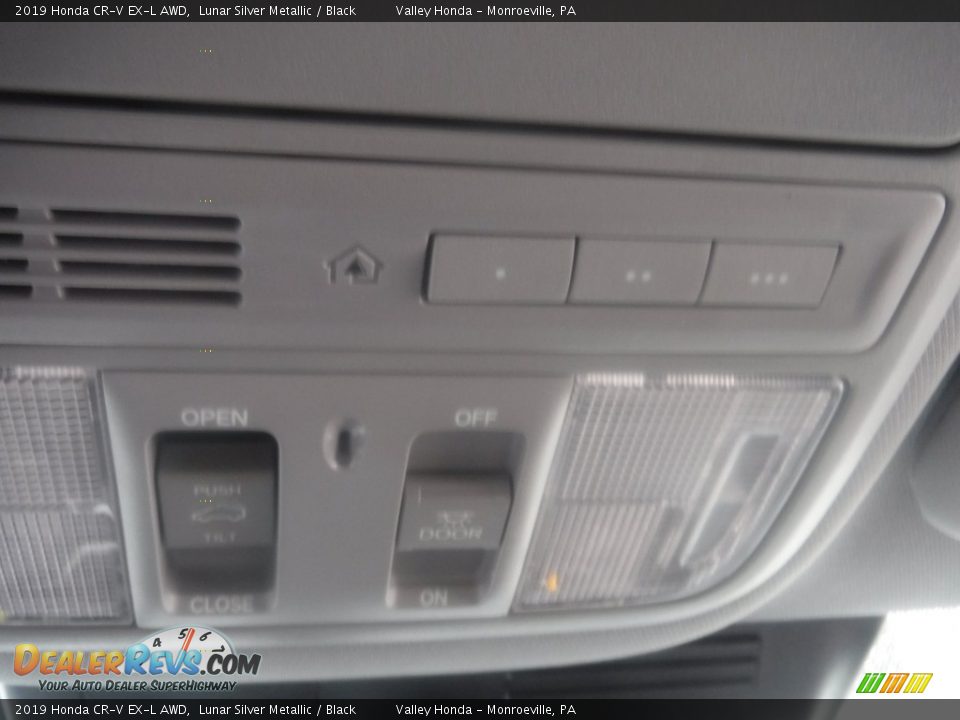 2019 Honda CR-V EX-L AWD Lunar Silver Metallic / Black Photo #23