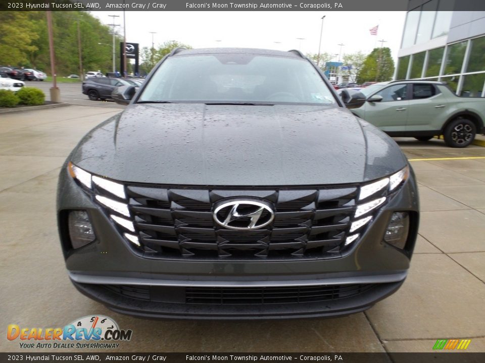 2023 Hyundai Tucson SEL AWD Amazon Gray / Gray Photo #8
