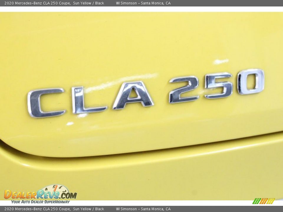 2020 Mercedes-Benz CLA 250 Coupe Sun Yellow / Black Photo #35