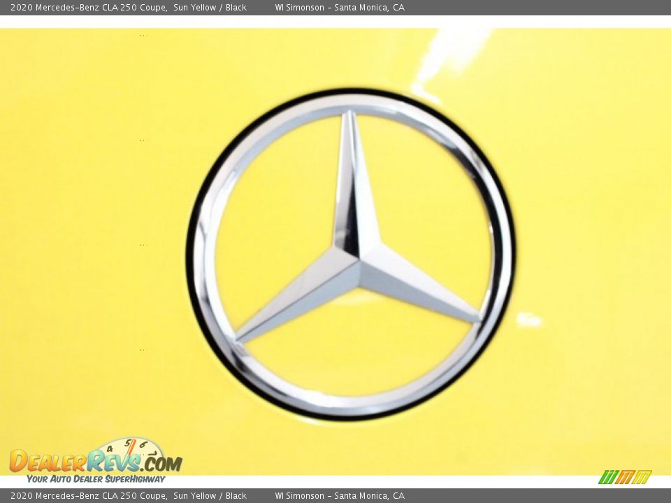 2020 Mercedes-Benz CLA 250 Coupe Sun Yellow / Black Photo #36