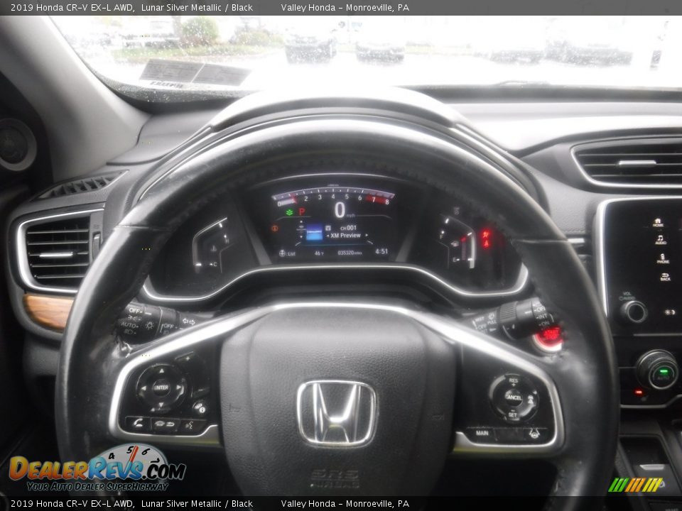 2019 Honda CR-V EX-L AWD Lunar Silver Metallic / Black Photo #25