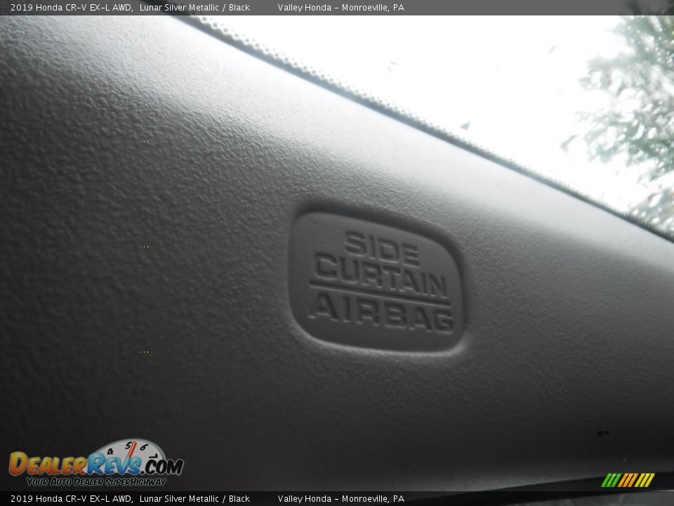 2019 Honda CR-V EX-L AWD Lunar Silver Metallic / Black Photo #28