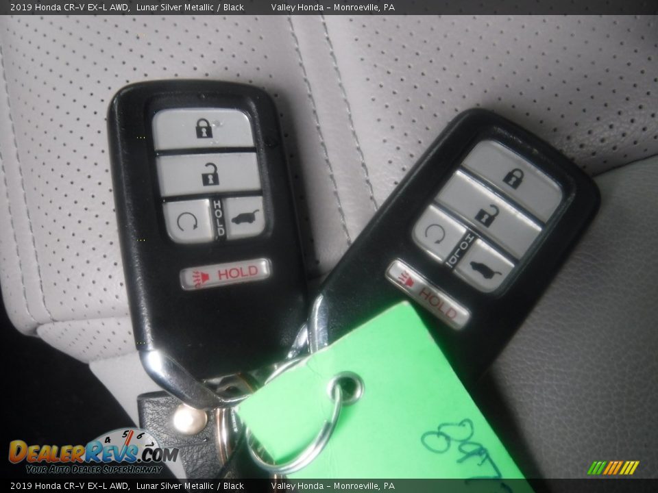 2019 Honda CR-V EX-L AWD Lunar Silver Metallic / Black Photo #31