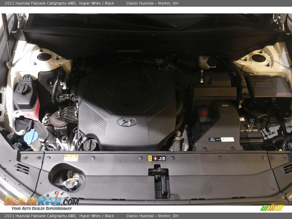 2021 Hyundai Palisade Calligraphy AWD Hyper White / Black Photo #23