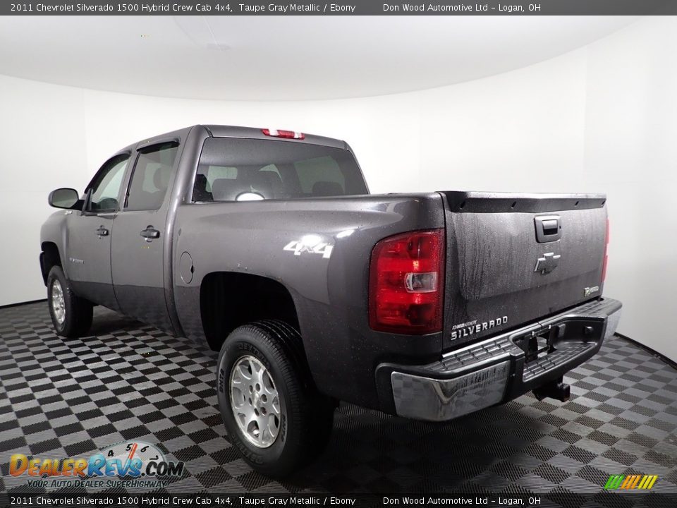 Taupe Gray Metallic 2011 Chevrolet Silverado 1500 Hybrid Crew Cab 4x4 Photo #4