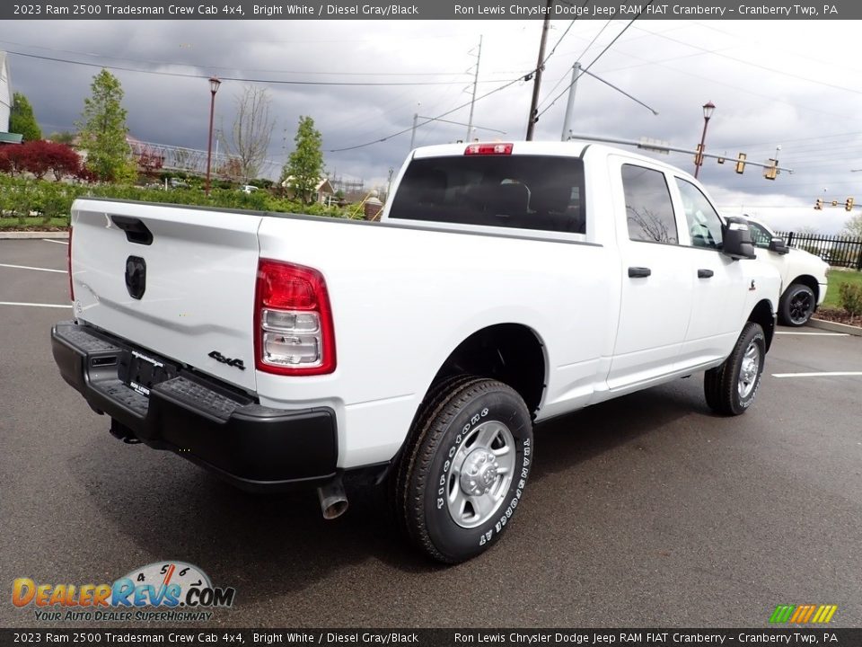 2023 Ram 2500 Tradesman Crew Cab 4x4 Bright White / Diesel Gray/Black Photo #5