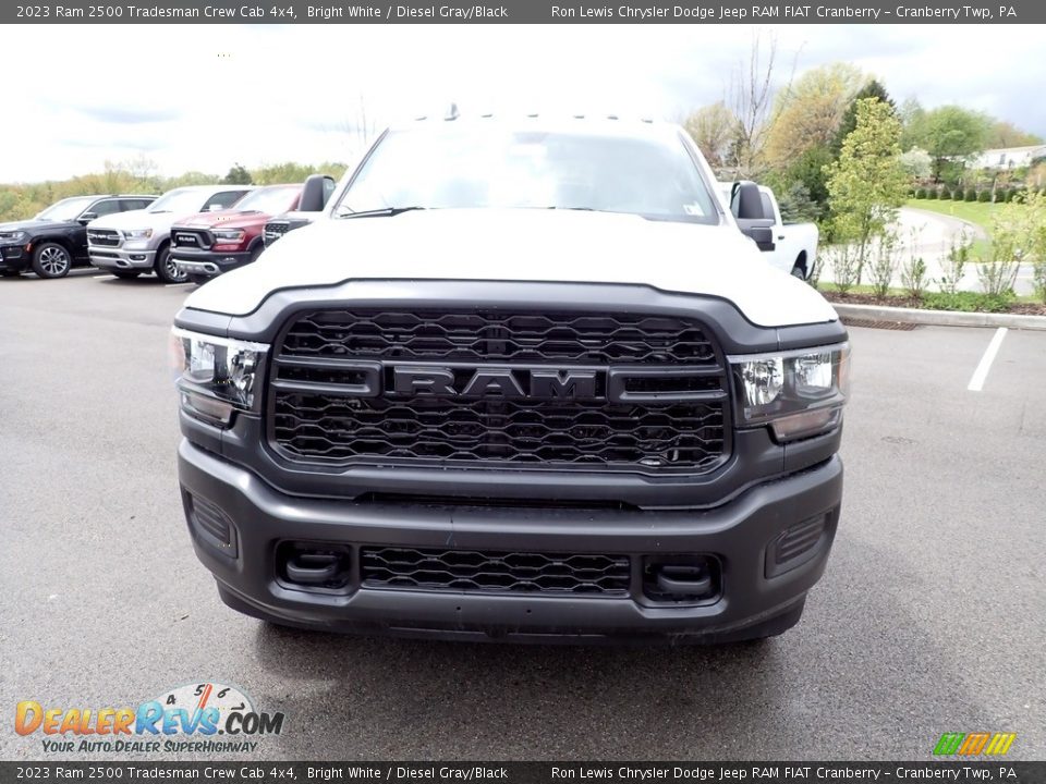 2023 Ram 2500 Tradesman Crew Cab 4x4 Bright White / Diesel Gray/Black Photo #7