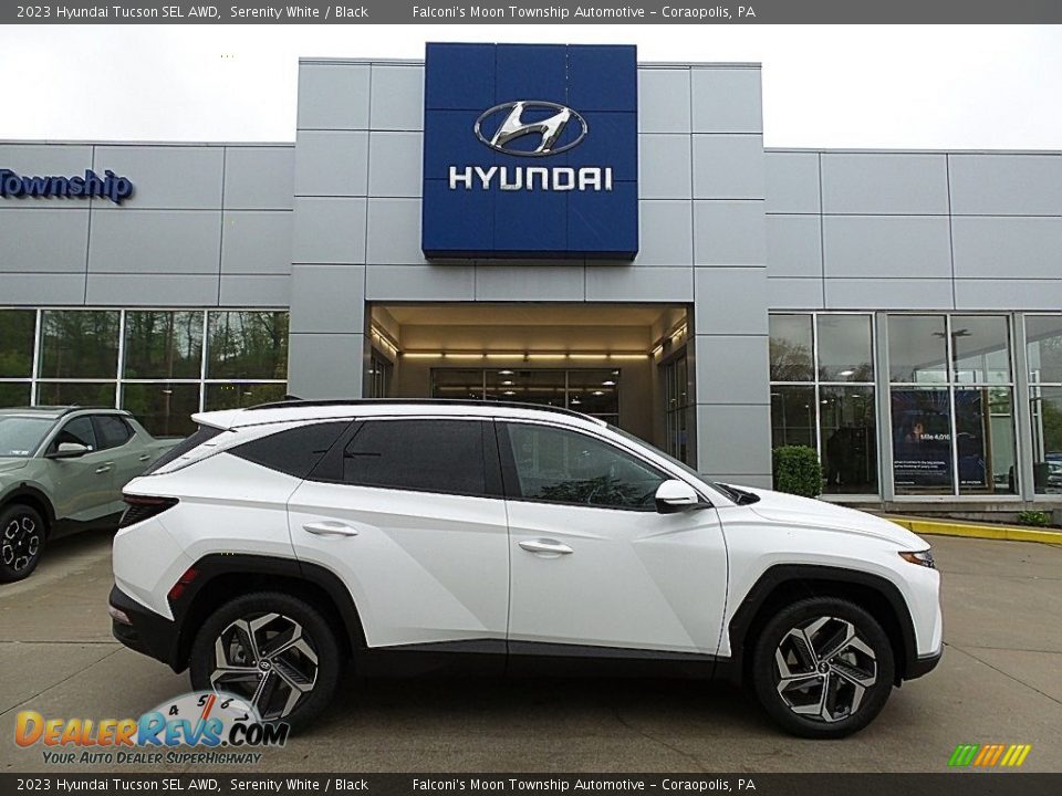 2023 Hyundai Tucson SEL AWD Serenity White / Black Photo #1