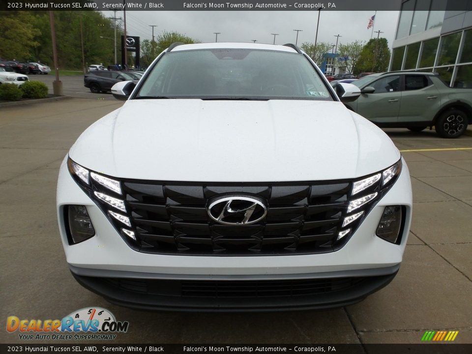 2023 Hyundai Tucson SEL AWD Serenity White / Black Photo #8