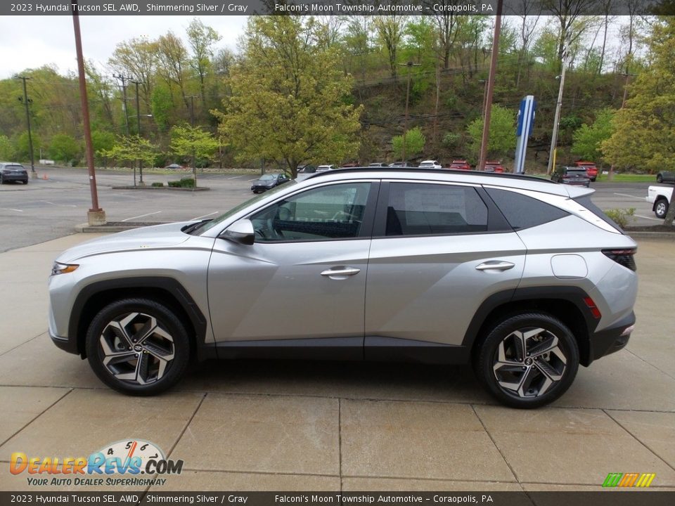 2023 Hyundai Tucson SEL AWD Shimmering Silver / Gray Photo #6