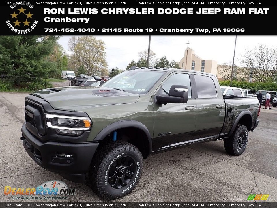 2023 Ram 2500 Power Wagon Crew Cab 4x4 Olive Green Pearl / Black Photo #1