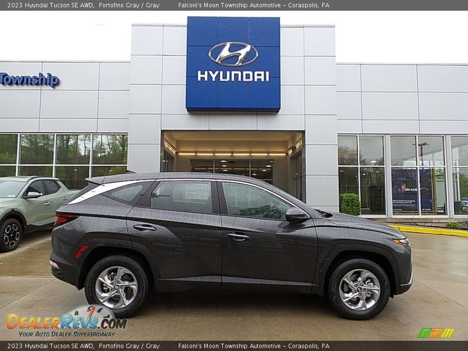 2023 Hyundai Tucson SE AWD Portofino Gray / Gray Photo #1