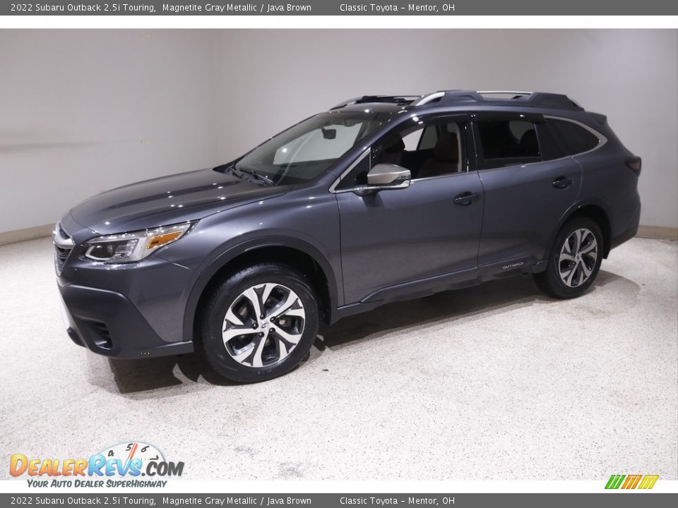 2022 Subaru Outback 2.5i Touring Magnetite Gray Metallic / Java Brown Photo #3