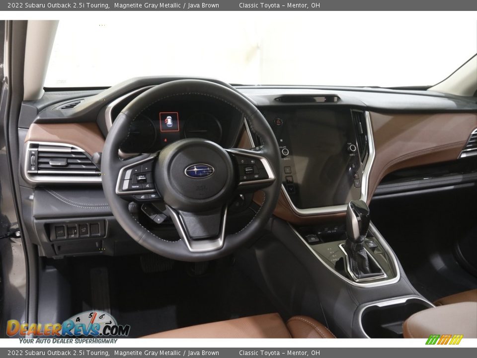 2022 Subaru Outback 2.5i Touring Magnetite Gray Metallic / Java Brown Photo #6