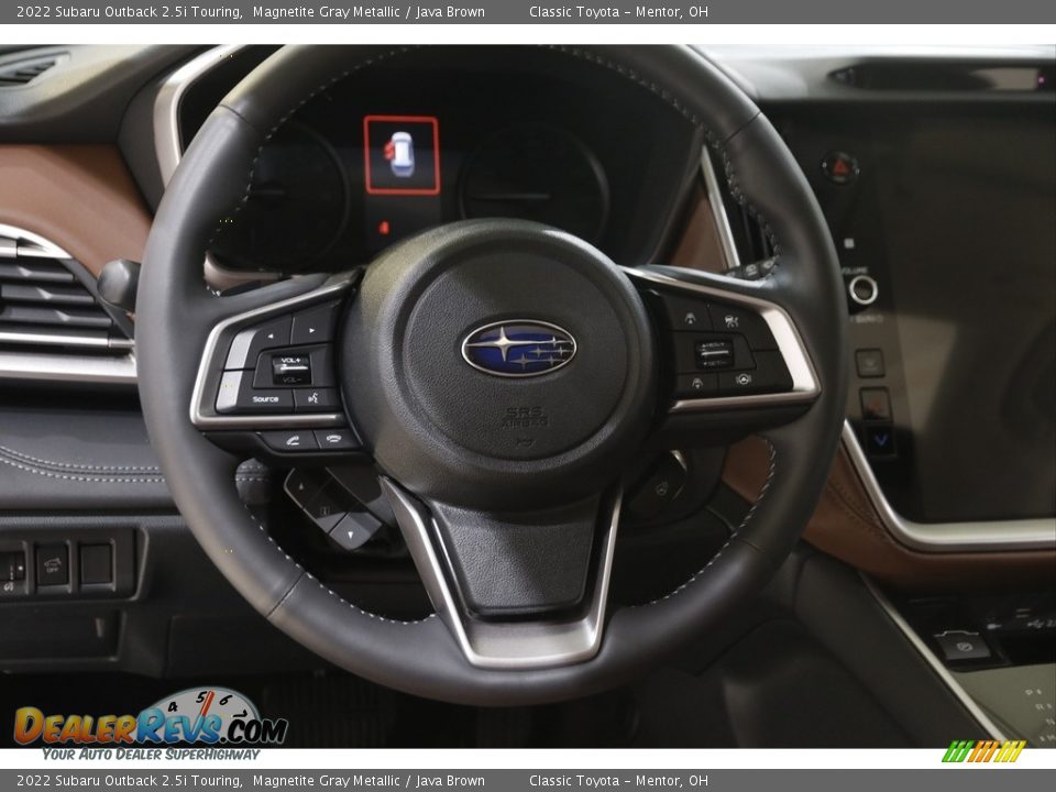 2022 Subaru Outback 2.5i Touring Magnetite Gray Metallic / Java Brown Photo #7