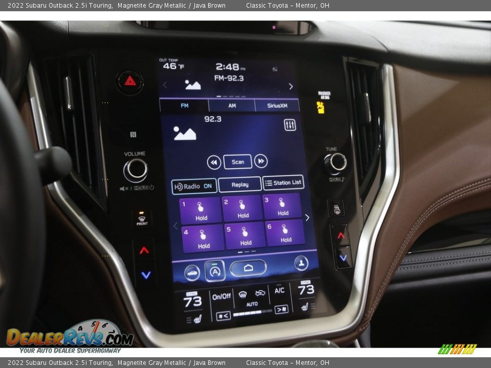 2022 Subaru Outback 2.5i Touring Magnetite Gray Metallic / Java Brown Photo #9