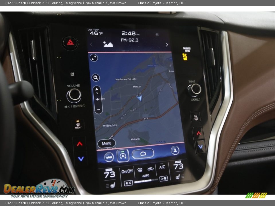 2022 Subaru Outback 2.5i Touring Magnetite Gray Metallic / Java Brown Photo #11