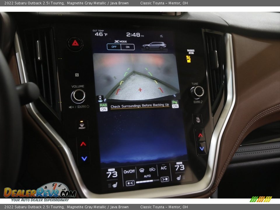 2022 Subaru Outback 2.5i Touring Magnetite Gray Metallic / Java Brown Photo #12