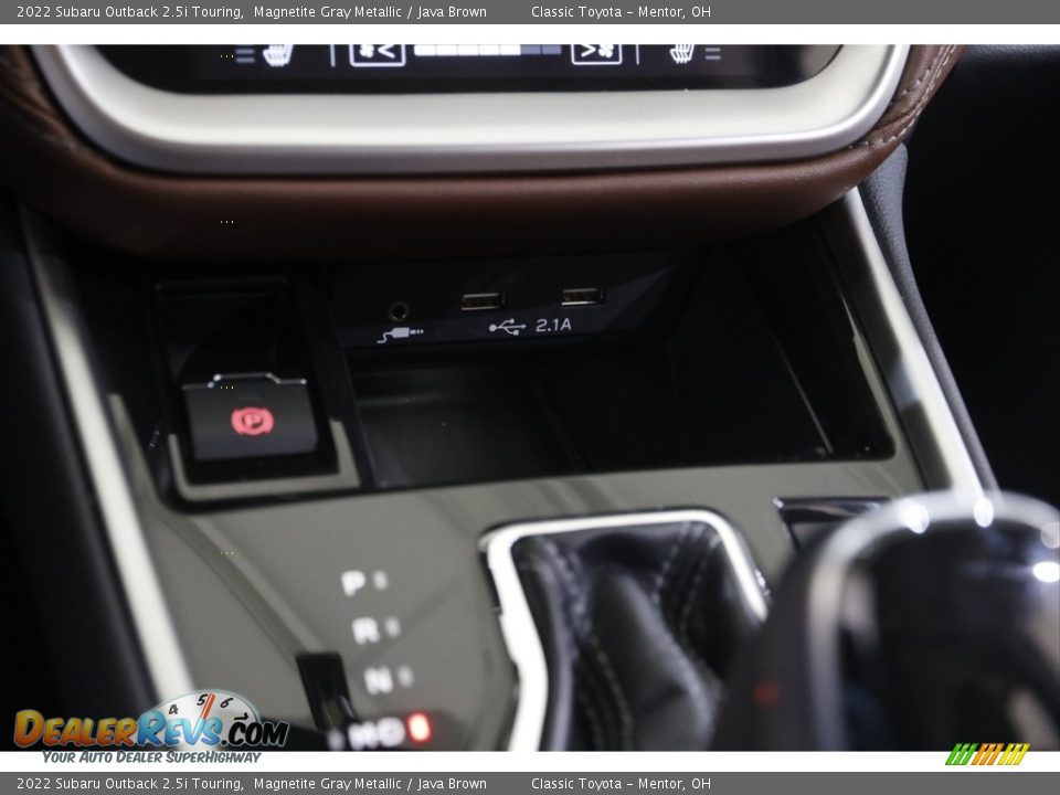 2022 Subaru Outback 2.5i Touring Magnetite Gray Metallic / Java Brown Photo #14