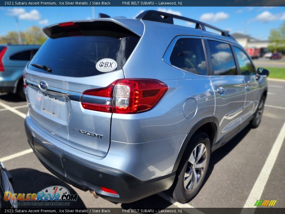 2021 Subaru Ascent Premium Ice Silver Metallic / Slate Black Photo #3