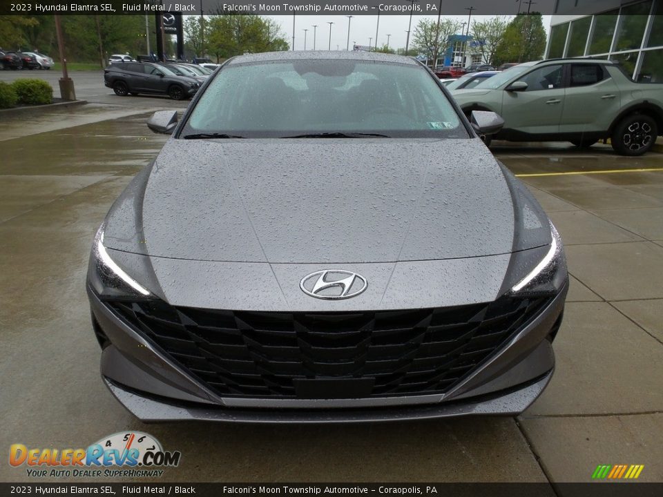 2023 Hyundai Elantra SEL Fluid Metal / Black Photo #8