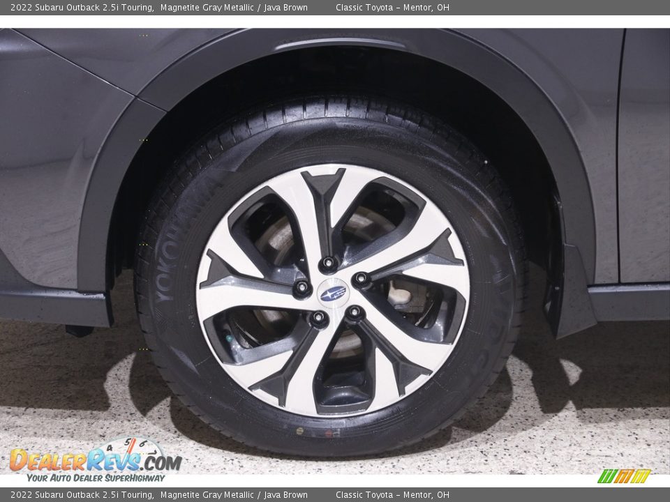 2022 Subaru Outback 2.5i Touring Magnetite Gray Metallic / Java Brown Photo #20