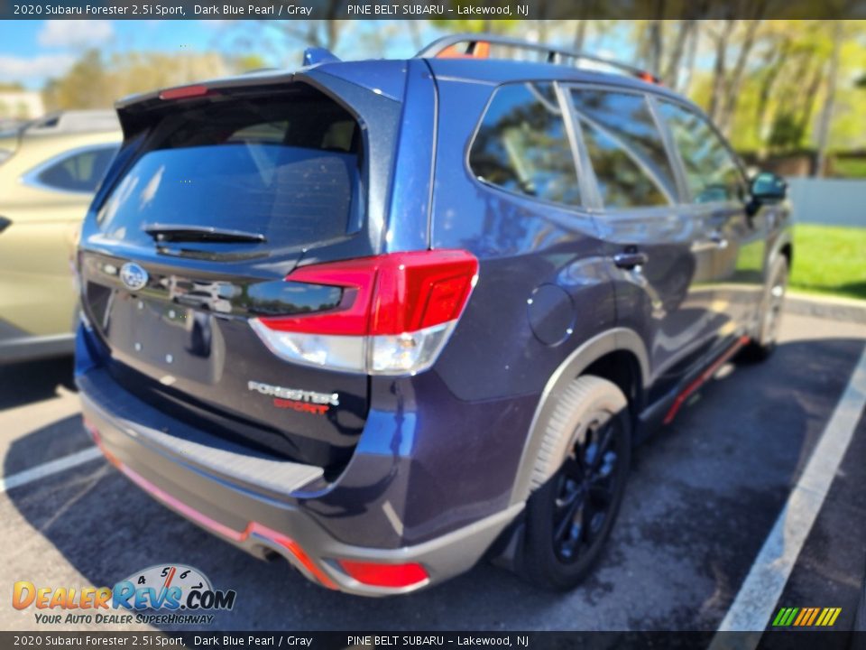 2020 Subaru Forester 2.5i Sport Dark Blue Pearl / Gray Photo #3