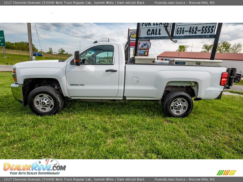 2017 Chevrolet Silverado 2500HD Work Truck Regular Cab Summit White / Dark Ash/Jet Black Photo #7