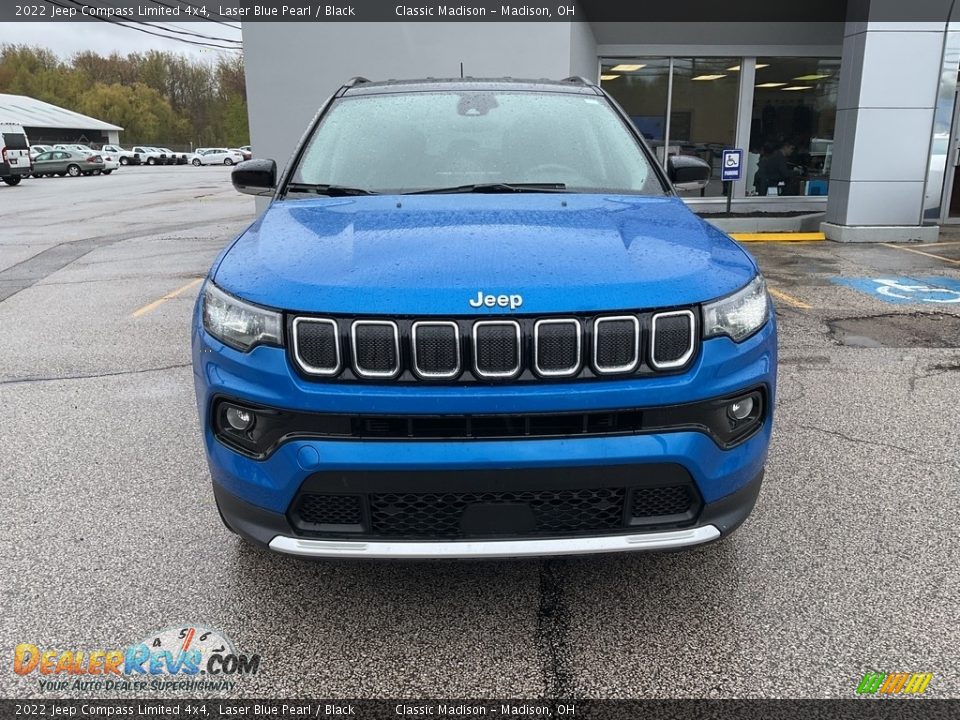 2022 Jeep Compass Limited 4x4 Laser Blue Pearl / Black Photo #11