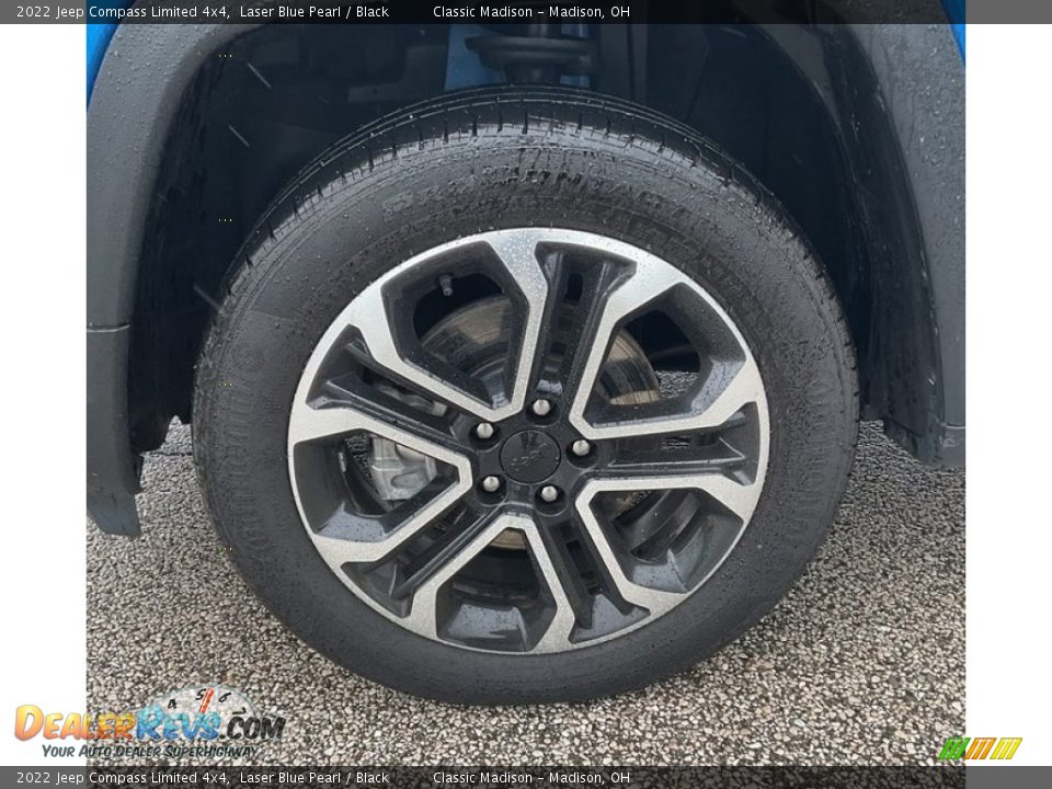 2022 Jeep Compass Limited 4x4 Laser Blue Pearl / Black Photo #14