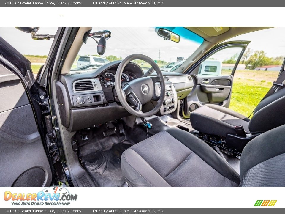 Ebony Interior - 2013 Chevrolet Tahoe Police Photo #19