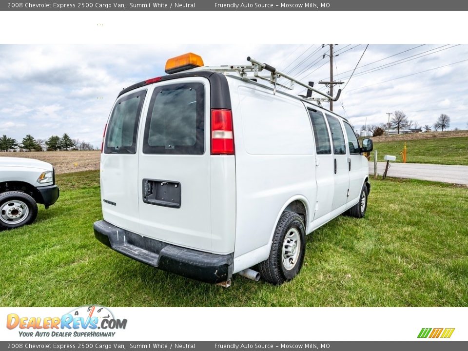 2008 Chevrolet Express 2500 Cargo Van Summit White / Neutral Photo #7