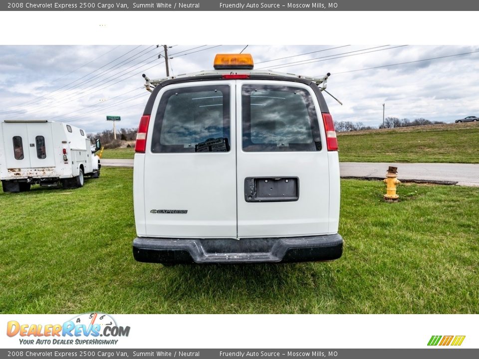 2008 Chevrolet Express 2500 Cargo Van Summit White / Neutral Photo #8