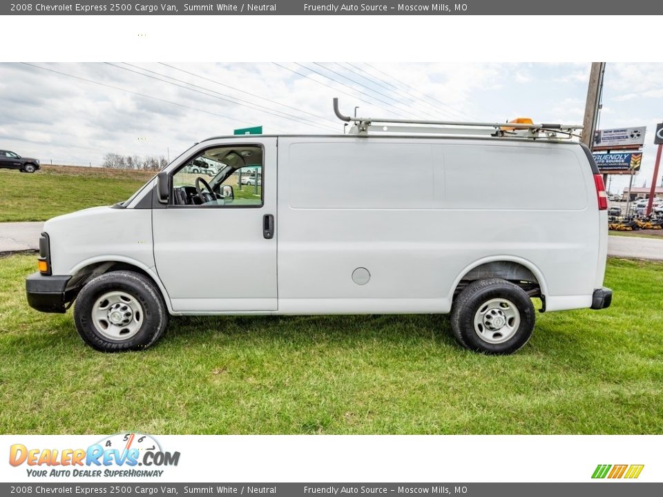 2008 Chevrolet Express 2500 Cargo Van Summit White / Neutral Photo #9