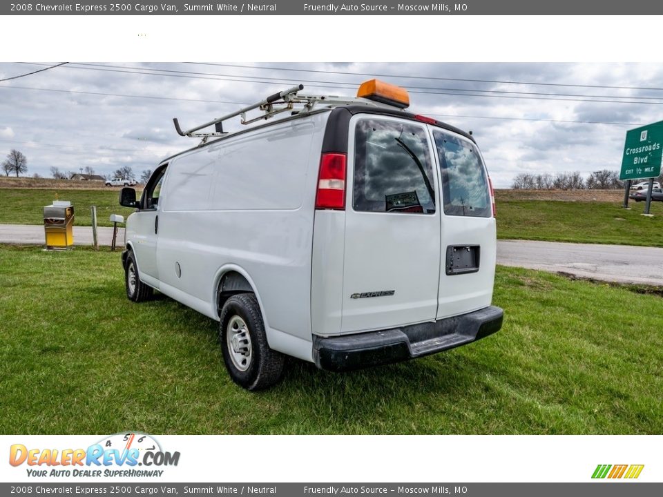 2008 Chevrolet Express 2500 Cargo Van Summit White / Neutral Photo #10