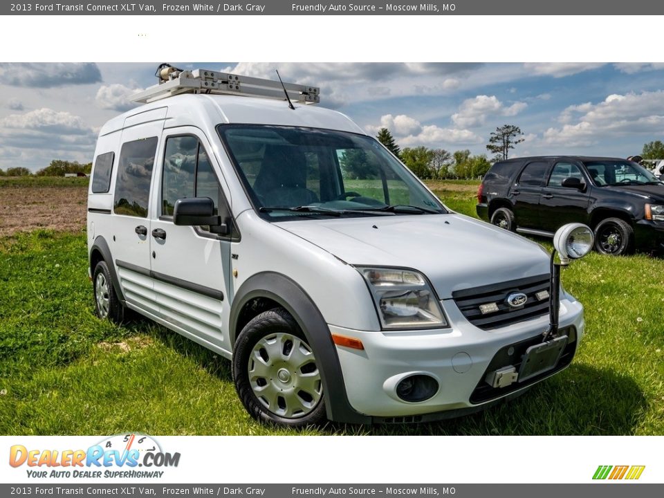 2013 Ford Transit Connect XLT Van Frozen White / Dark Gray Photo #1